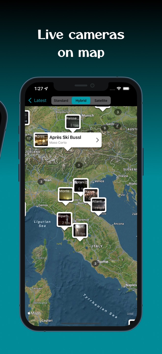 Planet Cam: le monde en caméra - capture iPhone 2