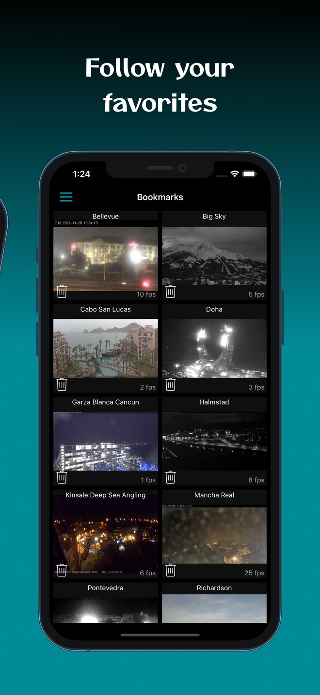 Planet Cam: le monde en caméra - capture iPhone 5